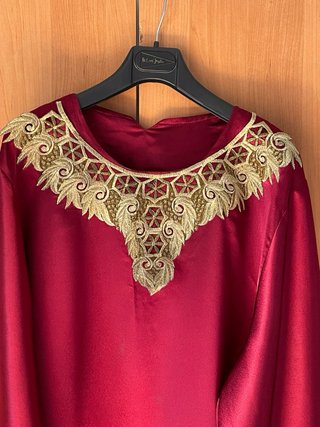 Vestido árabe bordado talla única