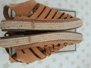Sandalias mujer marrón Talla 38