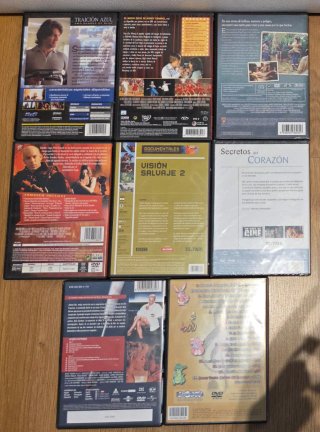 Lote de 8 DVDs