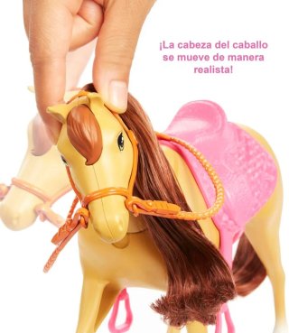 Barbie y Chelsea con caballos