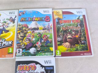 Pack 4 Juegos Wii: Mario, Donkey Kong, Naruto