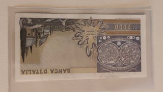 2000 Lire Italiane - Banconota Galileo Galilei