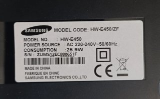 Barra de Sonido Samsung Negra