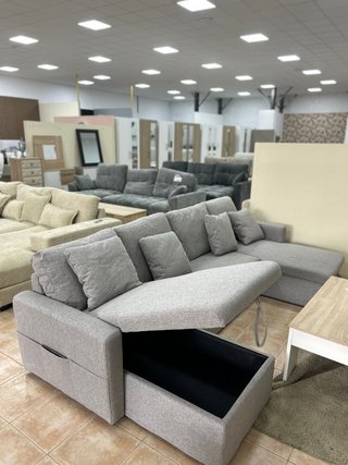 Sofá rinconera U cama + 2 arcones nuevo