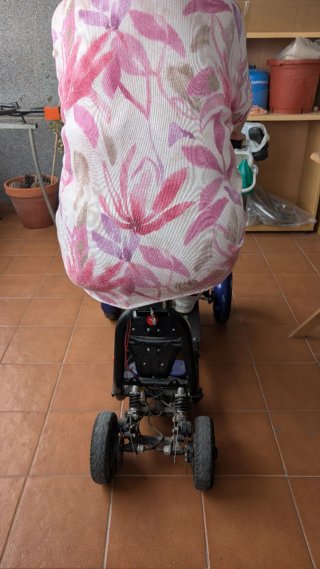 Patinete plegable 4 ruedas movilidad reducida