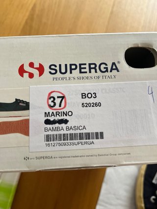 Superga Bambas azul marino