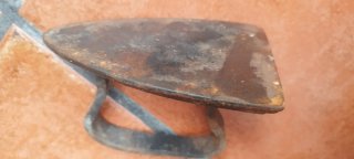 2 antiguas Planchas de Hierro Fundido