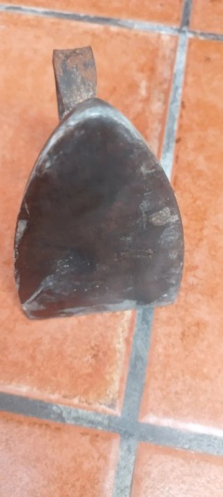 2 antiguas Planchas de Hierro Fundido