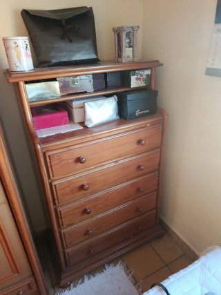 Mueble zapatero de madera