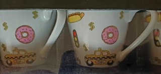 Set 6 Tazas Café/Té Diseño New York