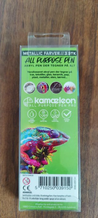 Kamazleon Metallic colored pencils 3x3