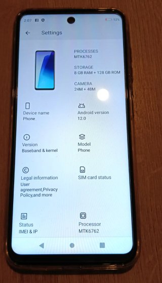 Smartphone Plata teléfono móvil
