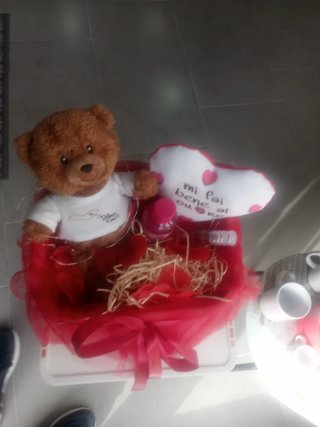 Regalo Orsetto Peluche e Cuore