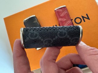 Fundas para mechero Goyard, Gucci, LV