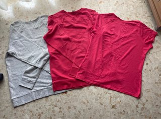 Lote 3 prendas Domyos: 2 sudaderas y 1 camiseta
