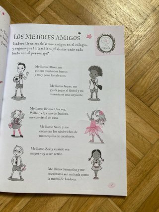 De vacaciones con Isadora Moon, 1o de Primaria