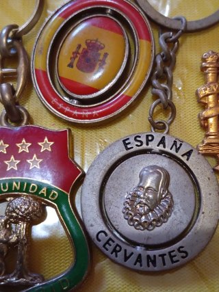 Lote llaveros España bandera regalo