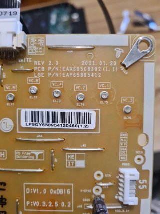 TV LG 55QNED756RA Despiece