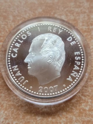 Moneda 10€ Plata 50 Aniversario Tratado Roma 2007