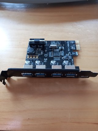 Tarjeta PCI-E 4 Puertos USB 3.0