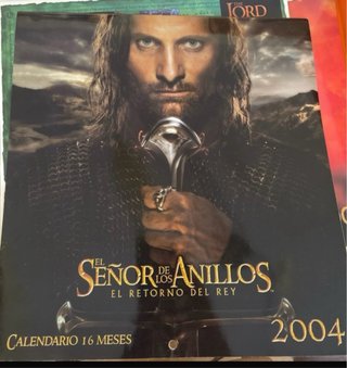 Calendarios El Señor de los Anillos 2002-2003-2004