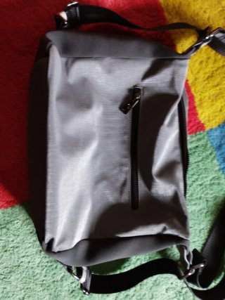 Bolso bandolera ese moll gris y negro