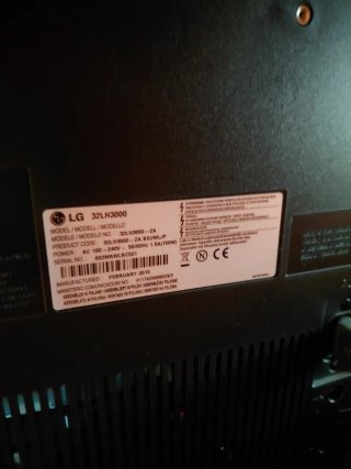 Televisión LG 32 Negra