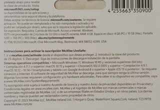 Microsoft 365 Personal e 2 McAfee LiveSafe 12 mesi