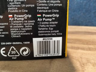 Bomba aire Bestway PowerGrip 62098 ligera