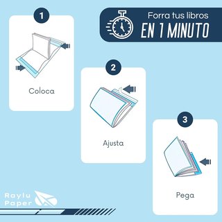 Forro para libros ajustable y resistente