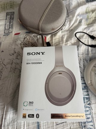 SONY WH-1000XM4 + caja + funda MUY BUEN ESTADO