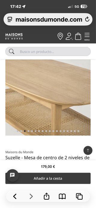 Mesa de centro Maisons du Monde Suzelle