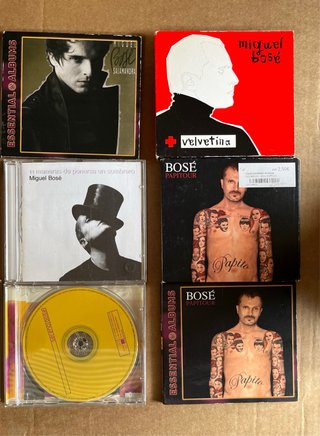 Colección CDs Miguel Bosé
