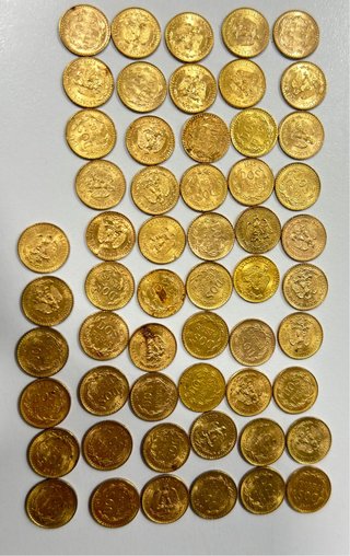 Moneda Oro 2 Pesos Mexicanos