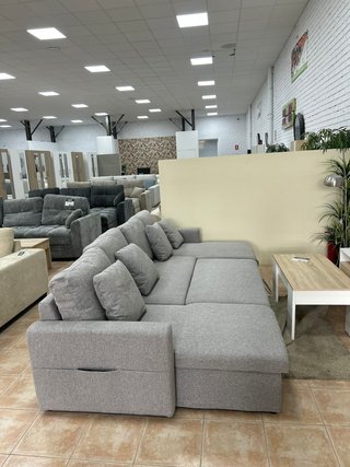 Sofá rinconera gigante NUEVO + cama