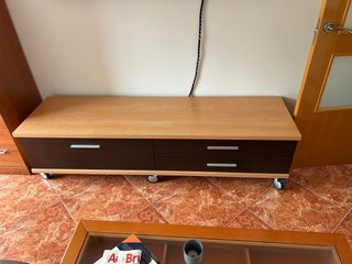 Mueble TV madera y metal