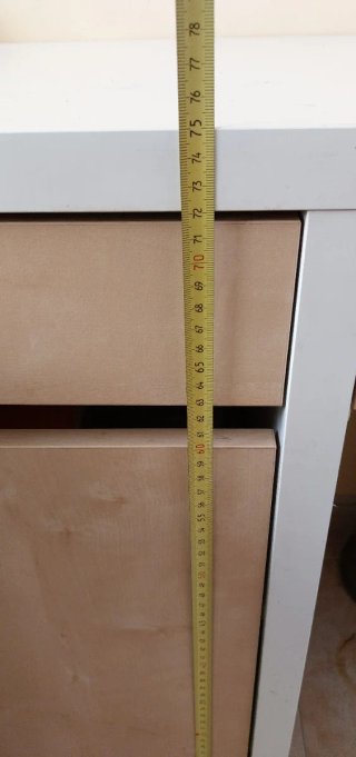 Escritorio blanco madera