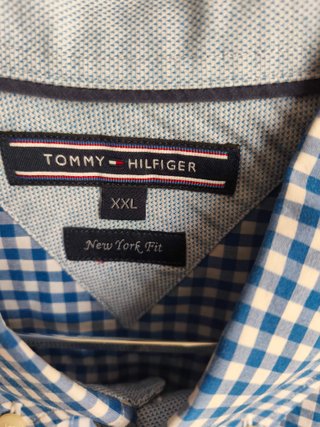 Camisa Tommy Hilfiger Cuadros Azul XXL