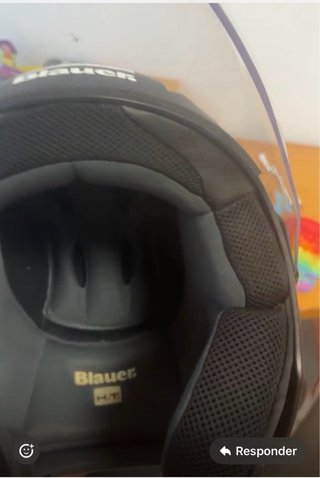 Casco de moto Blauer negro