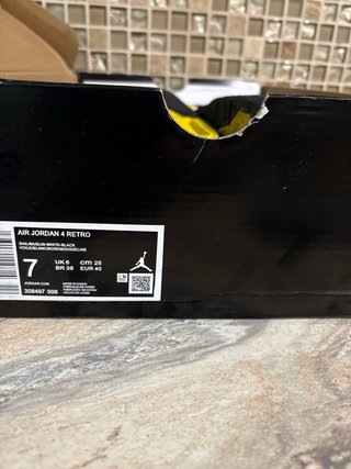Jordan Retro 4 Thunder Talla 40