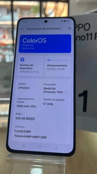 Oppo Reno 11 F 5G Verde 256GB
