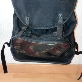 Mochila CORDURA® FABRIC Negra Camuflaje