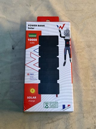 Power Bank Solar 10000mAh Negro