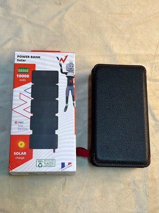 Power Bank Solar 10000mAh Negro