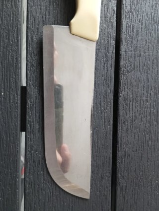 Coltello da cucina in metallo e plastica