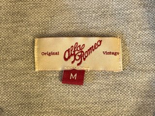 Polo Alfa Romeo Original Vintage Talla M