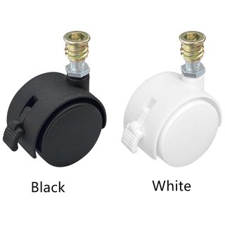 4 Ruedas giratorias con frenos muebles