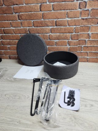 Puff SONGMICS Almacenaje Baúl Banco
