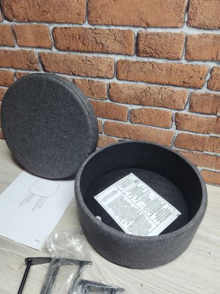 Puff SONGMICS Almacenaje Baúl Banco