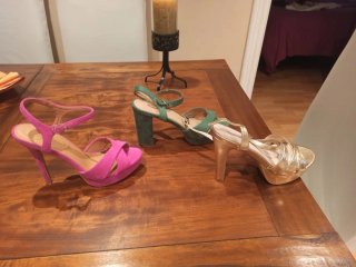 Zapatos de tacón varios colores , 39 todos menos